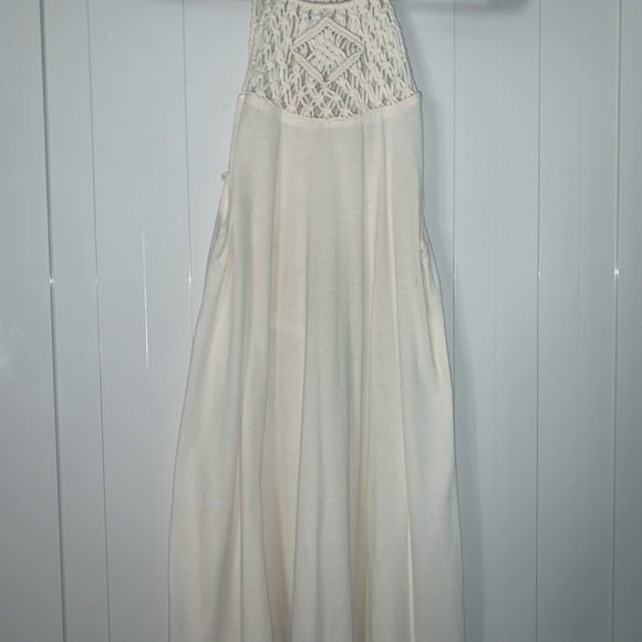 Billabong Crochet Cream Dress - Picture 3 of 4